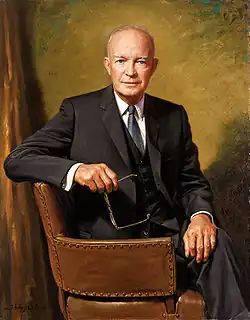 Portrait of Dwight D. Eisenhower by James Anthony Wills, 1967