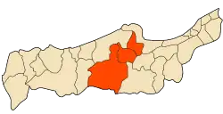 Location of Sidi Amar within Tipaza Province