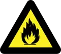 Flammable material or high temperature