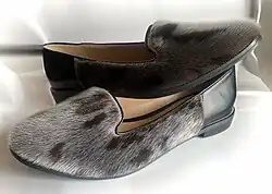 Flats with harp seal fur