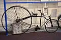 Early safety bicycle (c. 1879) in the Coventry Transport Museum