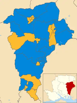 2003 results map