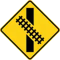 P2-19j Angled railroad crossing (right)