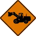 T1-3 Construction vehicle on the road