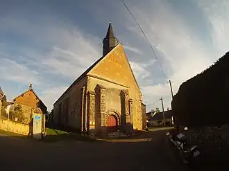The church of Saint-Georges in Les Corvées-les-Yys