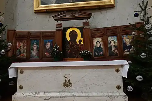 The Madonna and Polish saints