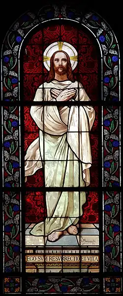 Window depicting Christ