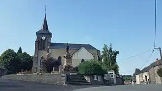 The church in Saint-Angel