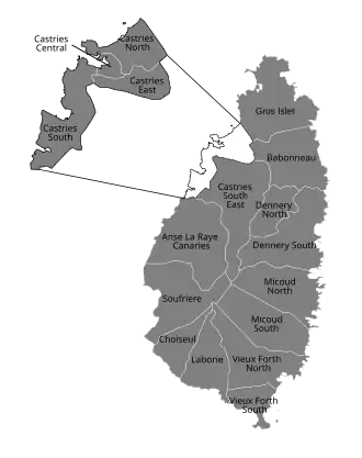 Electoral boundaries of Saint Lucia