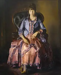 Emma in a Purple Dress (1920–23), Dallas Museum of Art