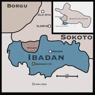 Ibadan ca. 1840