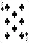 8 of clubs