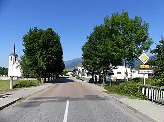 The road into Bourgneuf