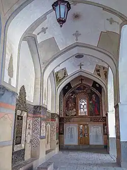 Entrance of the Vank Cathedral.