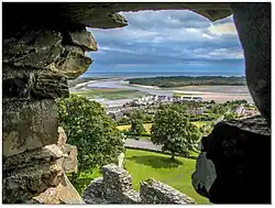 Rivers drain into the Outer Bay (view from the castle)