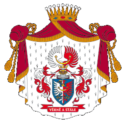 The ancient coat of arms of the House of Kolowrat.