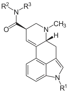 Substituted ergine (structural formula)