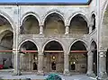 Arcades in the courtyard