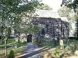 Colour photo of an 8th century church