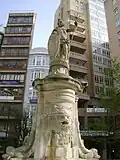 Neptune monument in La Coruña (Spain)