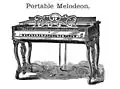 Portable melodeon by Estey & Green (1855-1863)[7]