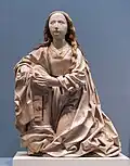 Virgin of an Annunciation, alabaster, c. 1495, formerly St Peter's church, Erfurt, Louvre, Paris