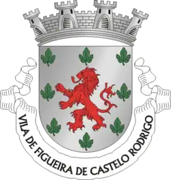 Coat of arms of the town of Figueira de Castelo Rodrigo