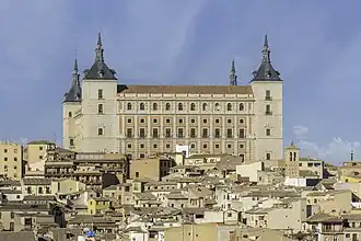 View of the Alcázar of Toledo