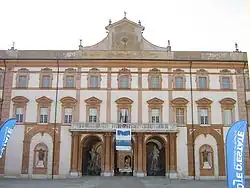 Front façade of the Ducal Palace of Sassuolo.