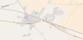 OSM map showing Falla