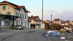 The station building in 2010