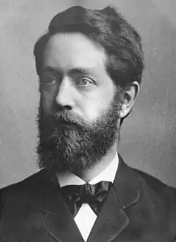 This is an image of Felix Christian Klein, the father of the Erlangen program.