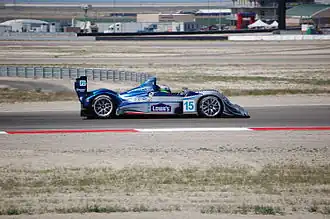 An Acura Sports Car on a race track
