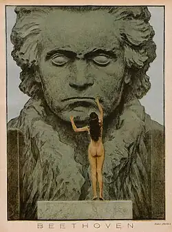 Entwurf für einen Beethoven-Tempel (Design for a Beethoven Temple), illustration, 1903