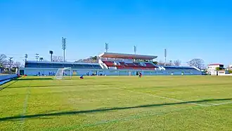 Main stand of Akigin Stadium