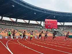 Final leg of the PATAFA weekly relay held at the athletics stadium (September 1, 2019)