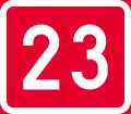 National Road 23 shield}}