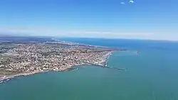 Aerial view of Fiumicino