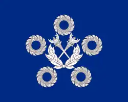 Rank flag of a Thai Admiral of the Fleet (1956-1979)