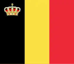 Flag of Belgium (with crown)