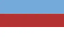 Flag of Corrientes when it belonged to the League