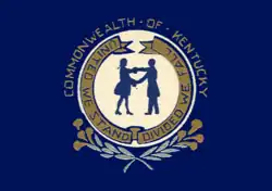 Old Kentucky state flag from the 1940s.