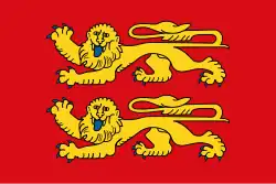 Flag of Normandy (two lions)