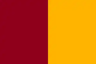 Flag of Rome , — vertical bi-colour