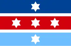 Rank flag of the Chief of the HNDGS (Army variant)