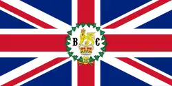 Standard of the lieutenant governor of British Columbia (1871–1906)