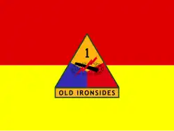 Flag of the 1st Armored Division