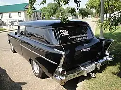 1957 Chevrolet One-Fifty Sedan Delivery (non-standard wheels)