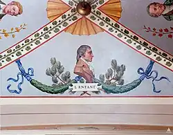 L'Enfant by Allyn Cox, oil on canvas, US Capitol, 1973–1974