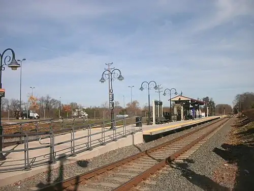 Florence rail station, a stop along the River Line of NJ Transit in the township[1]